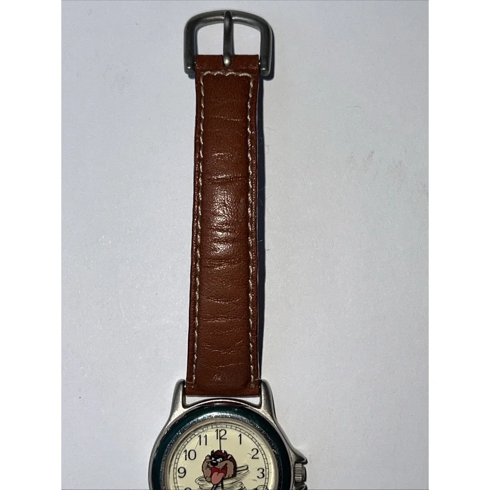 1994 Warner Bros Armitron Taz Tasmanian Devil Quartz Watch w/ Date Japan Mov't